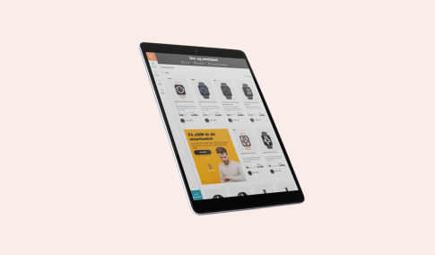 Tablet with 3 Denmark e-commerce site