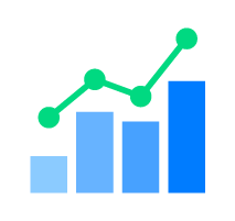 Visual of performance and growth chart.