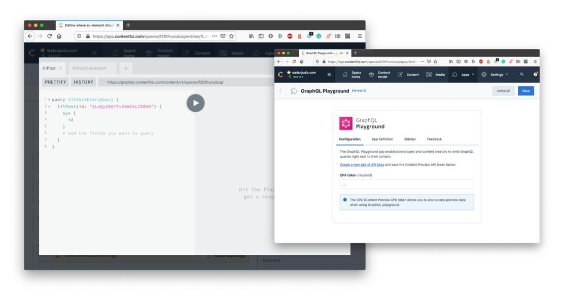 GraphQL Playground Screenshot