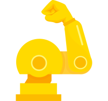 Icon of a robotic arm
