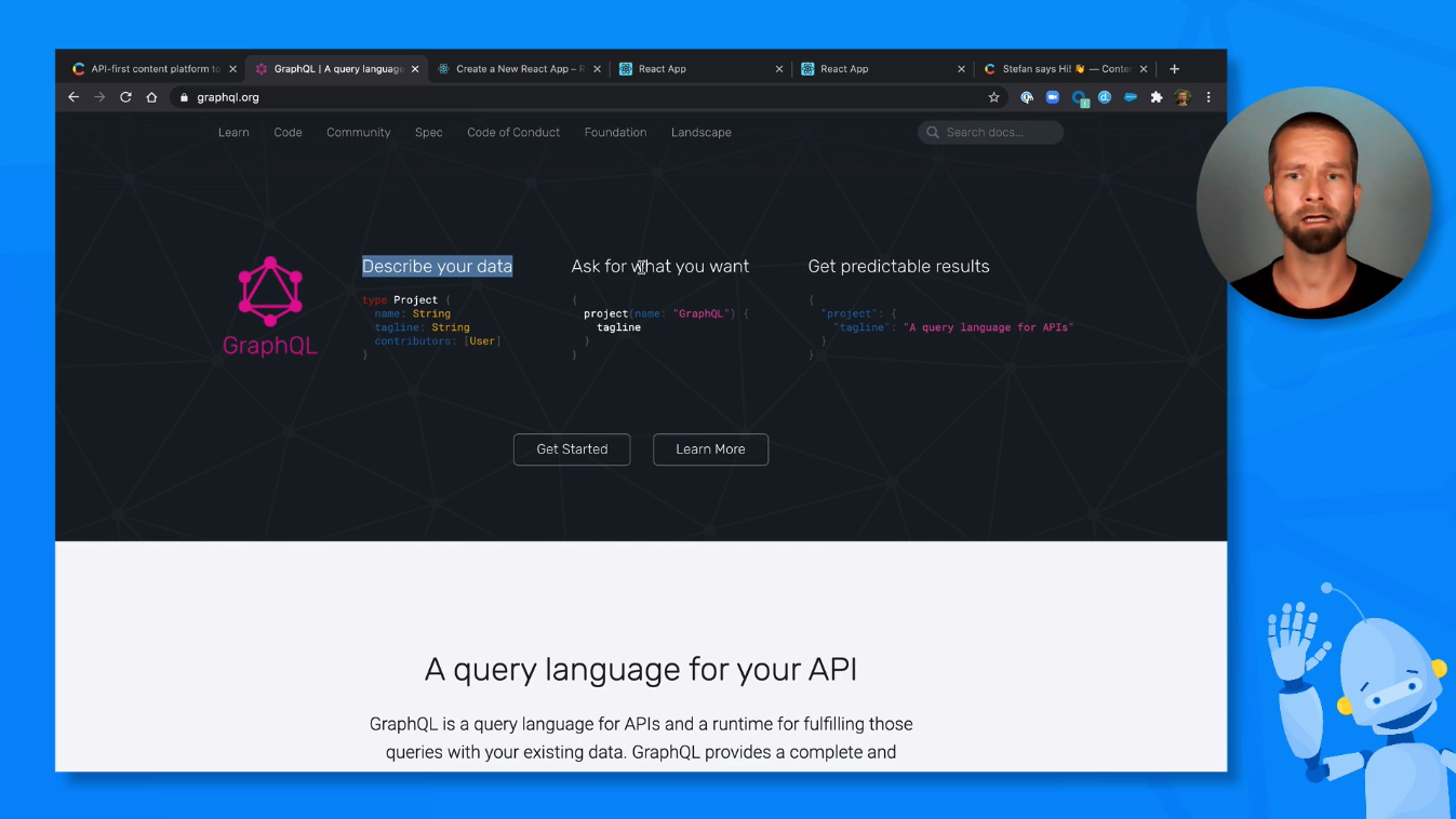 Preview of the first episode of the GraphQL course